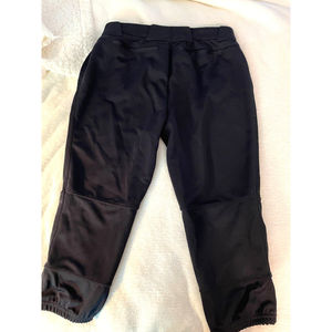 Black Under Armour Softball Capri Crop Fitted Medium Women